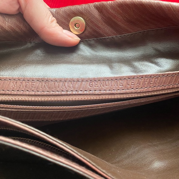 Leather Clutch Paola Del Lungo - Picture 5 of 10